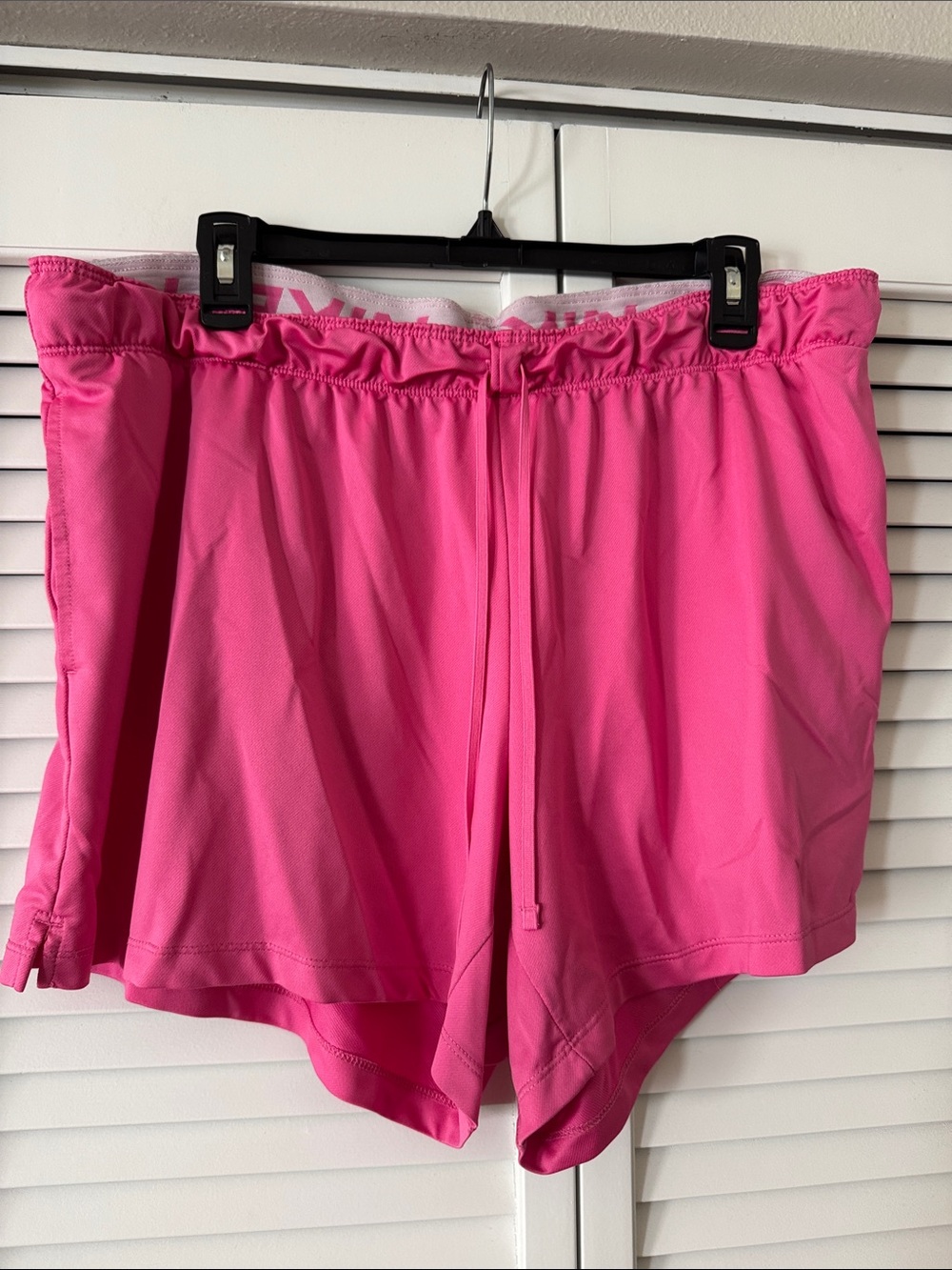 Nike Hot Pink Drawstring Athletic Shorts